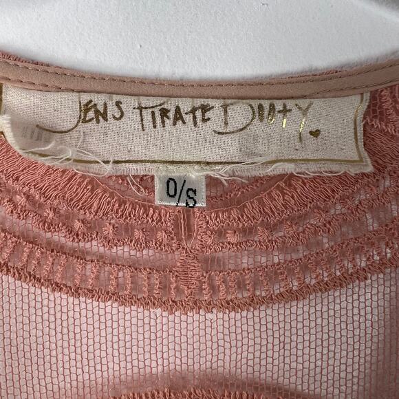 Jen's Party Booty Womens Mandala Mykonos Maxi Kaftan Sheer-Coverup Pink Size O/S - Picture 4 of 15